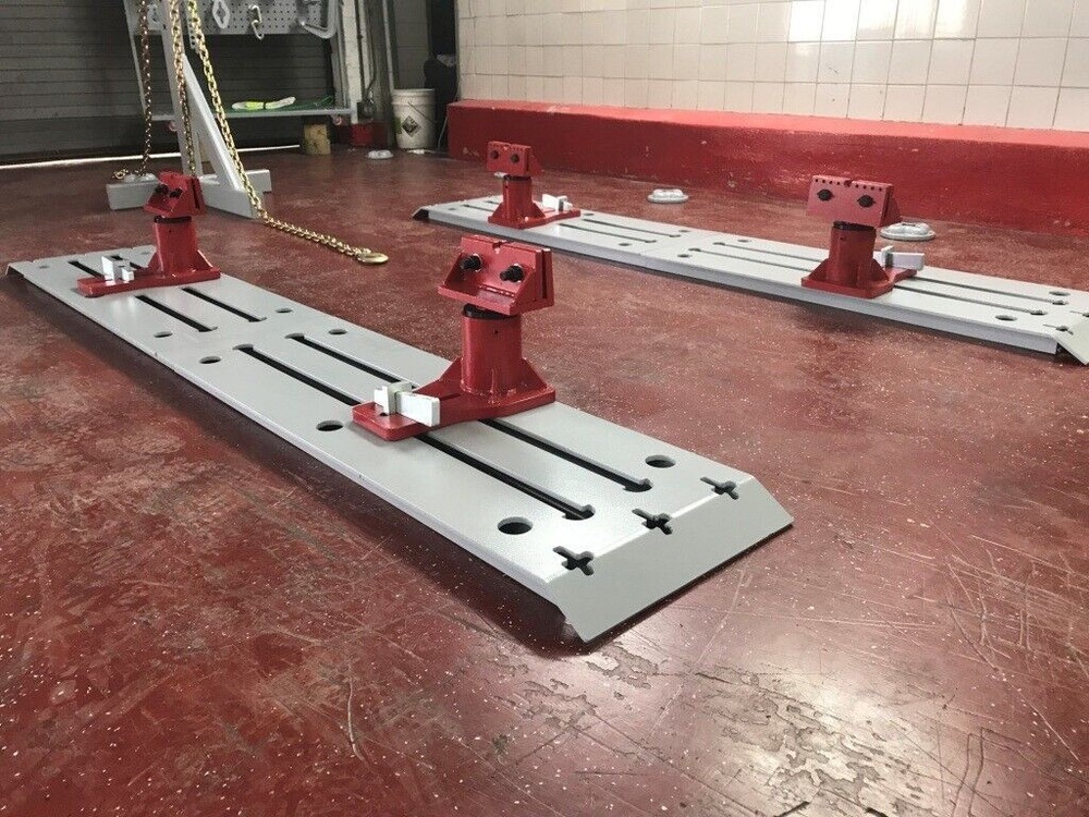 New Auto Body Frame Machine Floor Rack System 10 TON Puller 22 anch pots