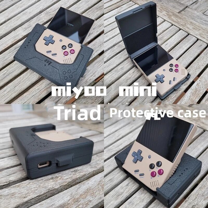 Miyoo Mini / Miyoo Mini Plus Handheld Display Stand Grip Handle Storage Rack Box