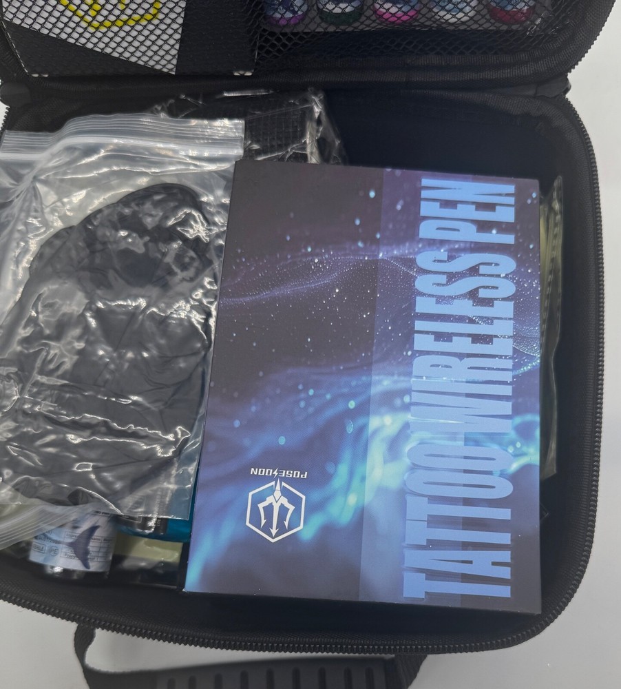POSEIDON Wireless Tattoo TU25, Complete Kit! For Beginners and Pros