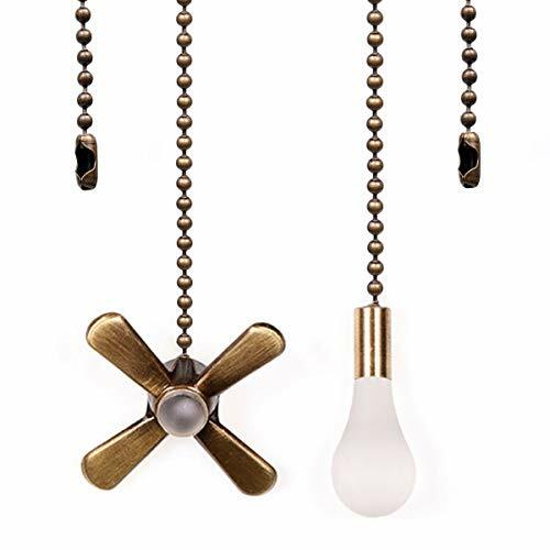 Ceiling Fan Pull Chain Fan Pulls Set With Connector 2 Pack 3mm Diameter 12 Inche