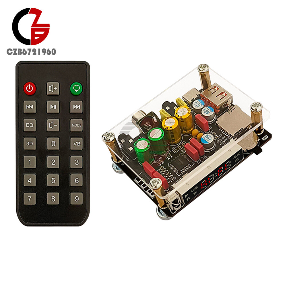 ZK-DAM-K1 Bluetooth U Disk Sound Card TF Decoder Board Front DSP Tuning Type-C