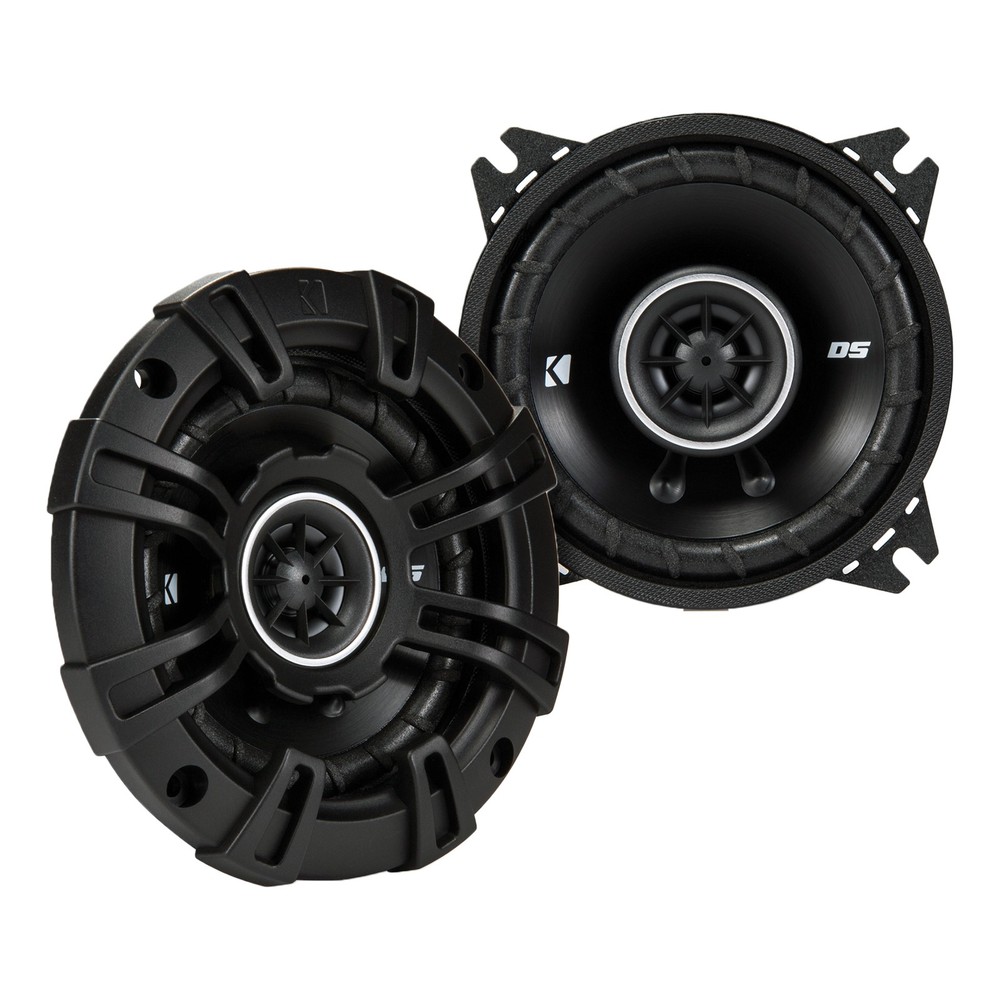 Kicker 43DSC404 DSC40 4-Inch (100mm) Coaxial Speakers, 4-Ohm