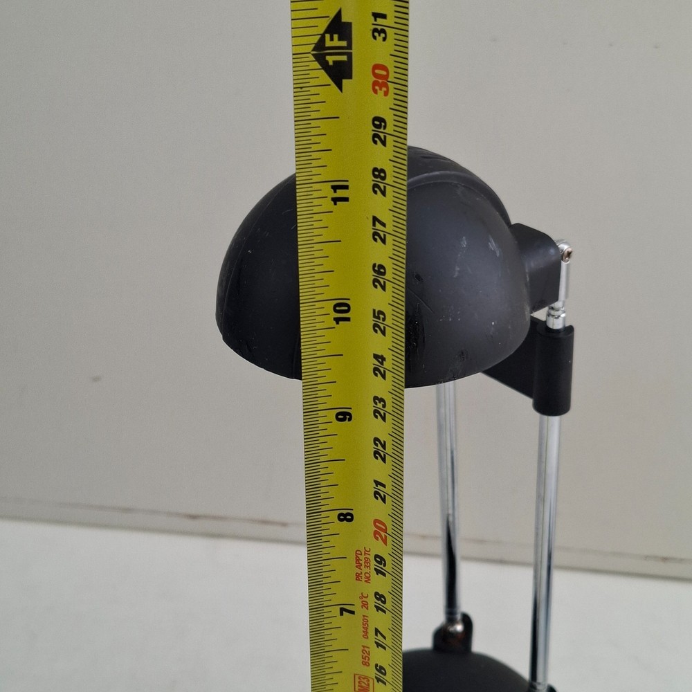 Ring Lighting Desk Lamp Halogen Telescopic - Black