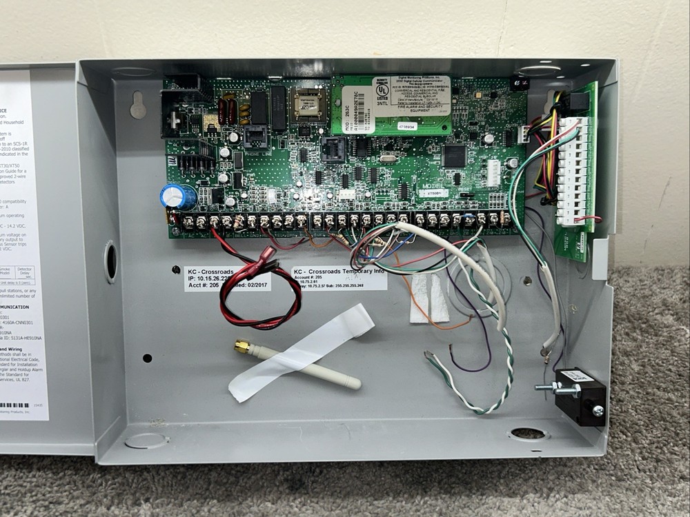 DMP XT30D Panel With Gray Enclosure Used 82766