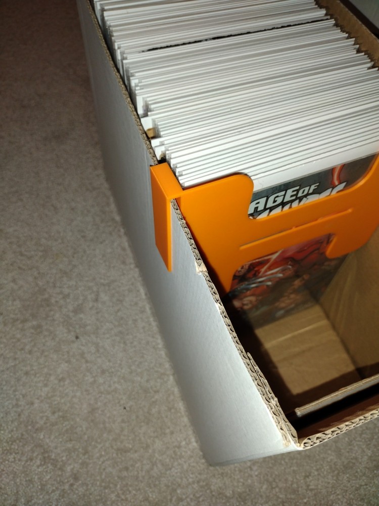 5 Comic Book Stopper - Keep Your Comics Upright! - Fits Short and Long Boxes!