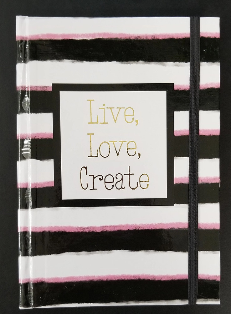 Live, Love, Create- Foil Embellished Hardback Journal