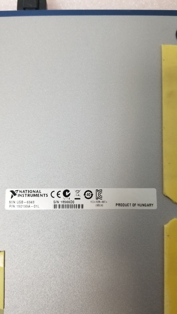National Instruments USB-6343 Data Acquisition Device X-Series Multifunction DA