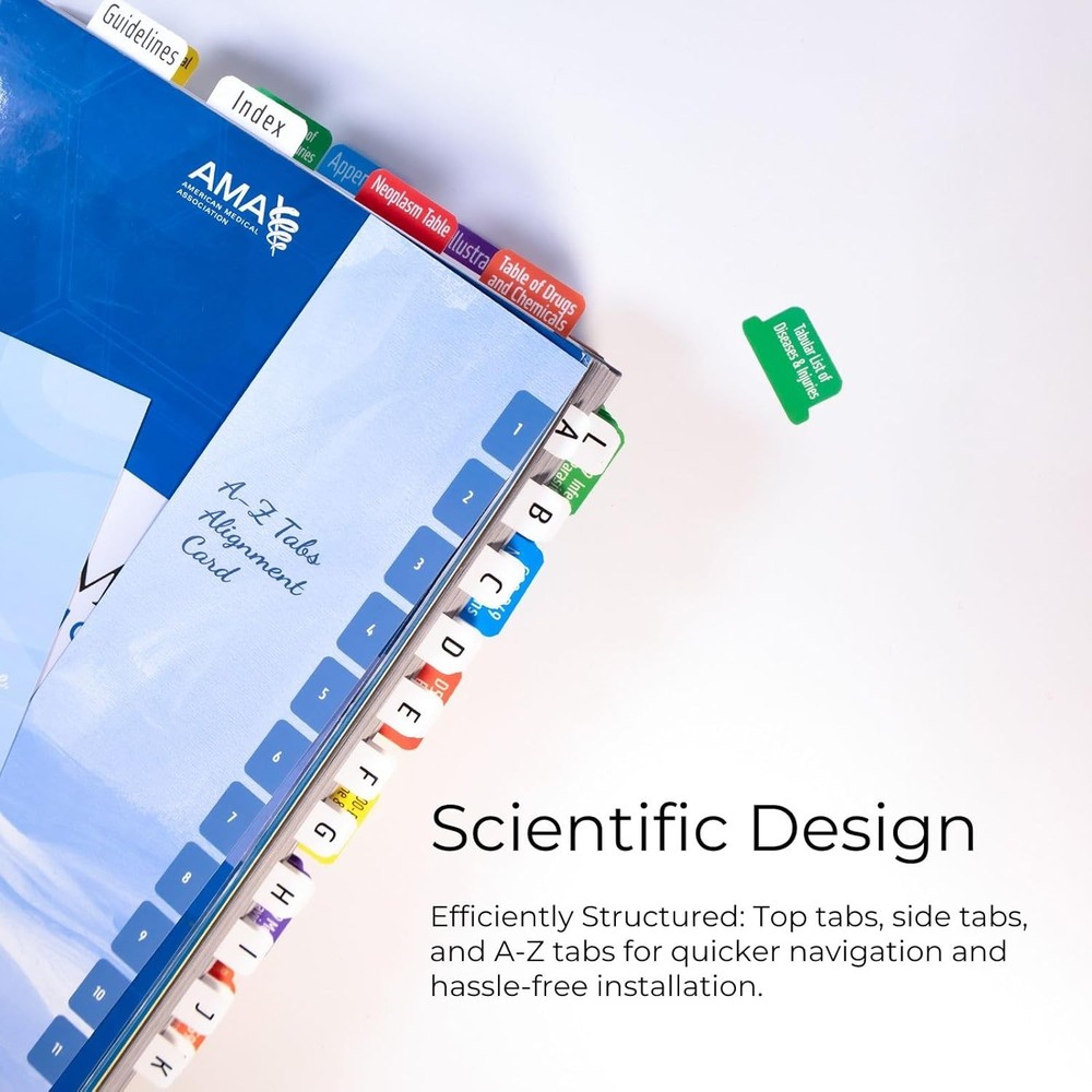 Index Tabs for ICD-10-CM 2025 The Complete Official Codebook - Easy...