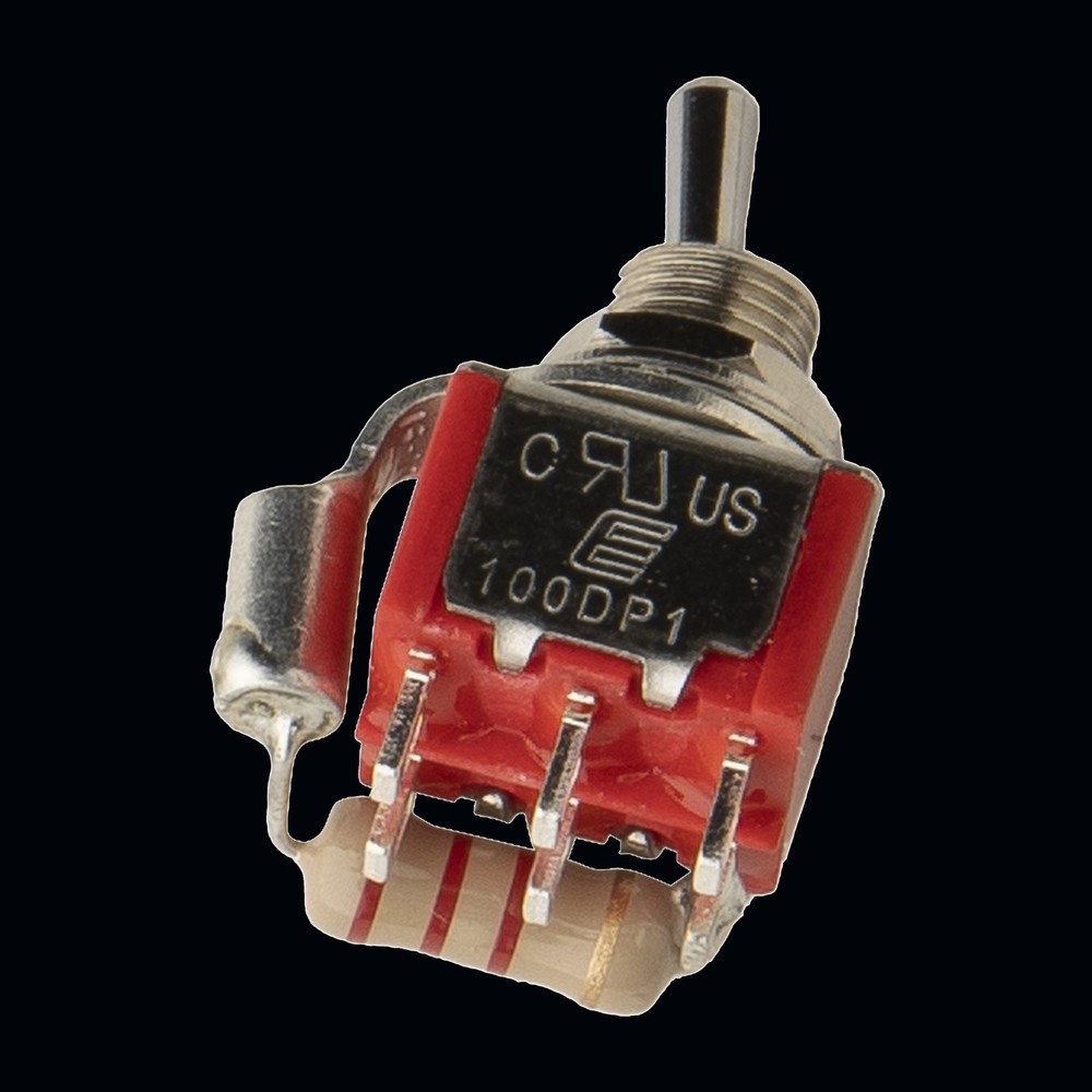 PRS Mini Toggle - DPDT .200" with 1.1K Ohm, Surface Mount
