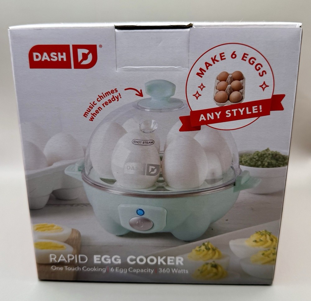 DASH Rapid Egg Cooker 6 Egg Capacity Electric for Hard Boiled Eggs