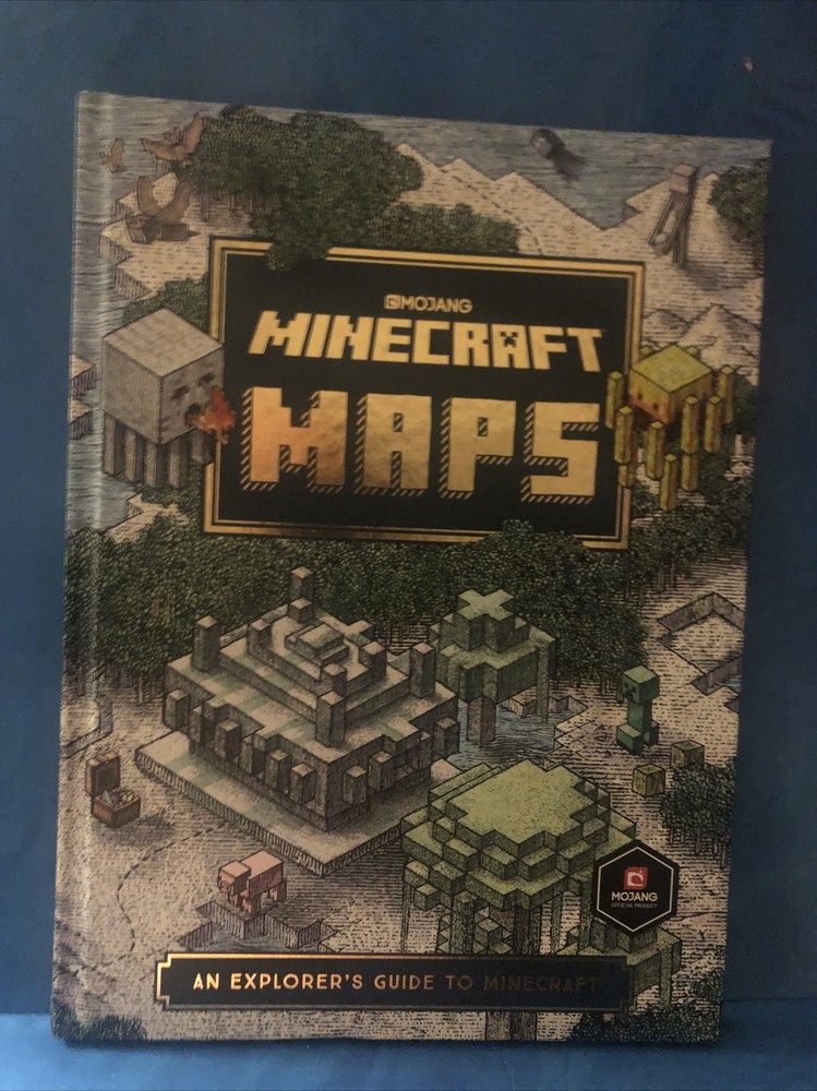 Minecraft Maps Hard Cover Book