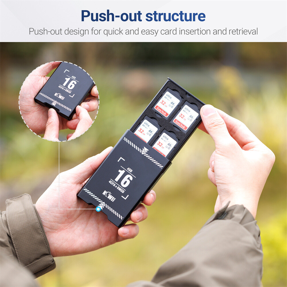 Memory Card Case Holder Storage for SD Micro SD MSD TF CFexpress Type A B XQD