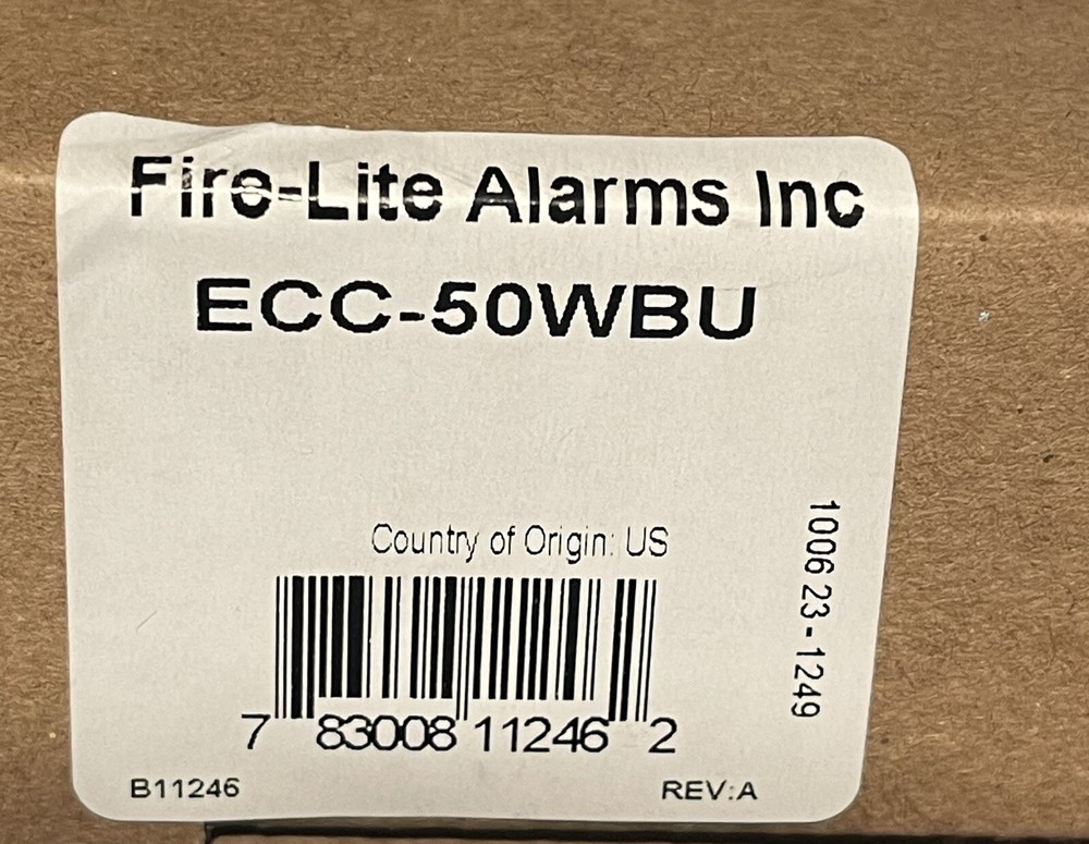 FireLite ECC-50WBU 50w Backup Amplifier (New)