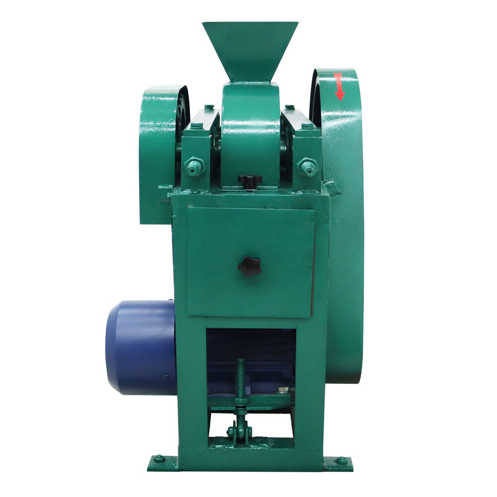 Double Roller Crushing Machine Broken Stone Rock Test Equipment Pulverizer 220V