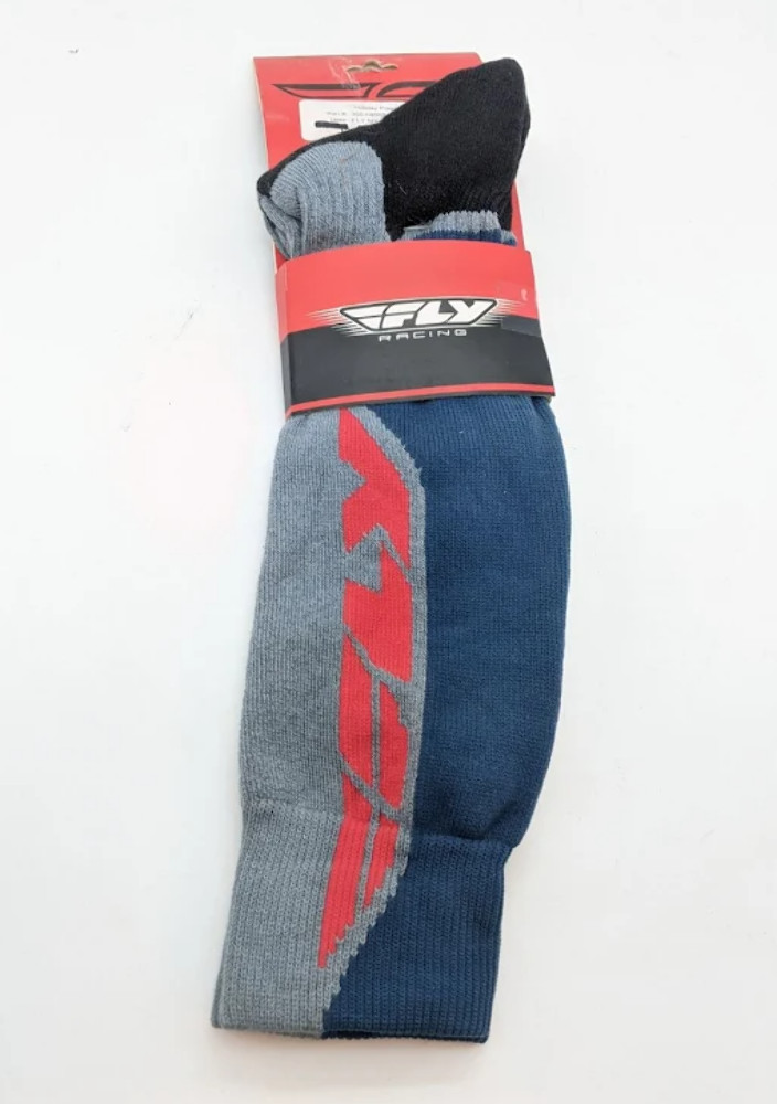 FLY MX PRO SOCK PAIR GREY/BLACK SIZE SMALL/MEDIUM 350-0400S