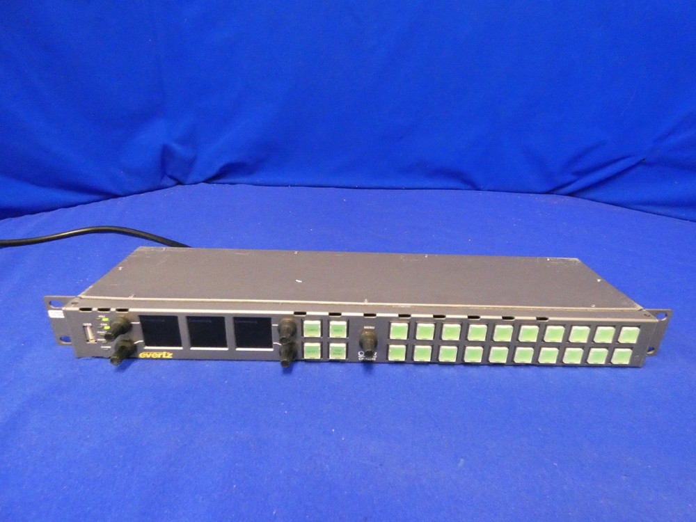 Evertz CP-1024E Quartz Router Control Panel, Tested to Power On