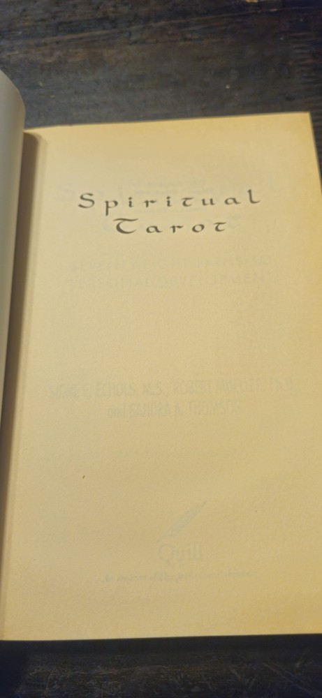 Spiritual Tarot Seventy Eight Paths To Personal Devotion