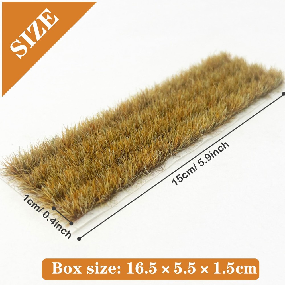 2 Boxes Static Rice Field Grass Model Rice Field Scene Railway Artificial Gra...