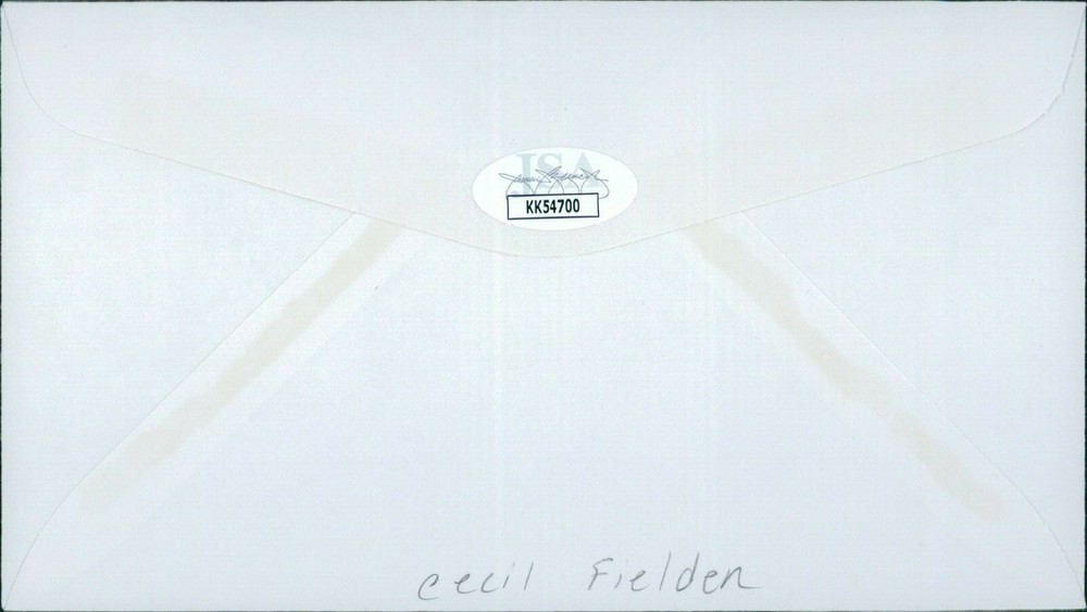 Cecil Fielder Baseball Player Signed Cachet JSA Authenticated