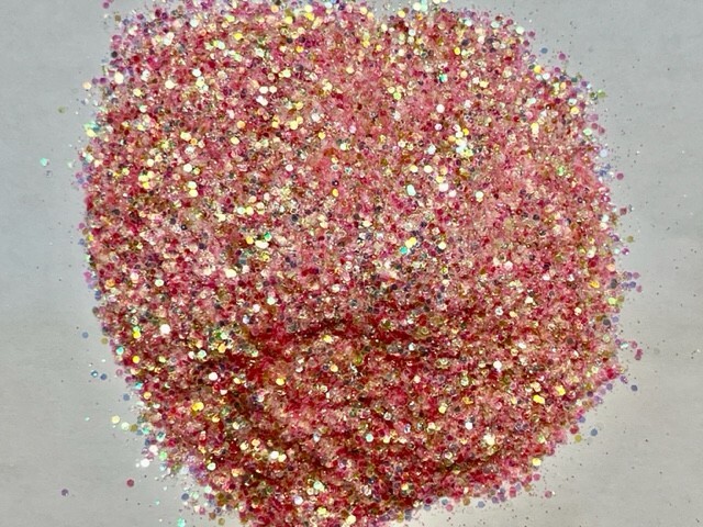 "Peachy Keen" Medium Cut Glitter
