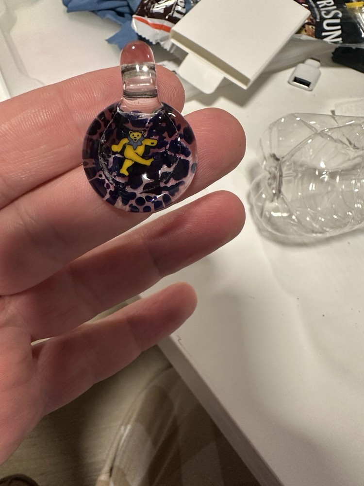 Grateful Dead Dancing Bear Glass (Rare)