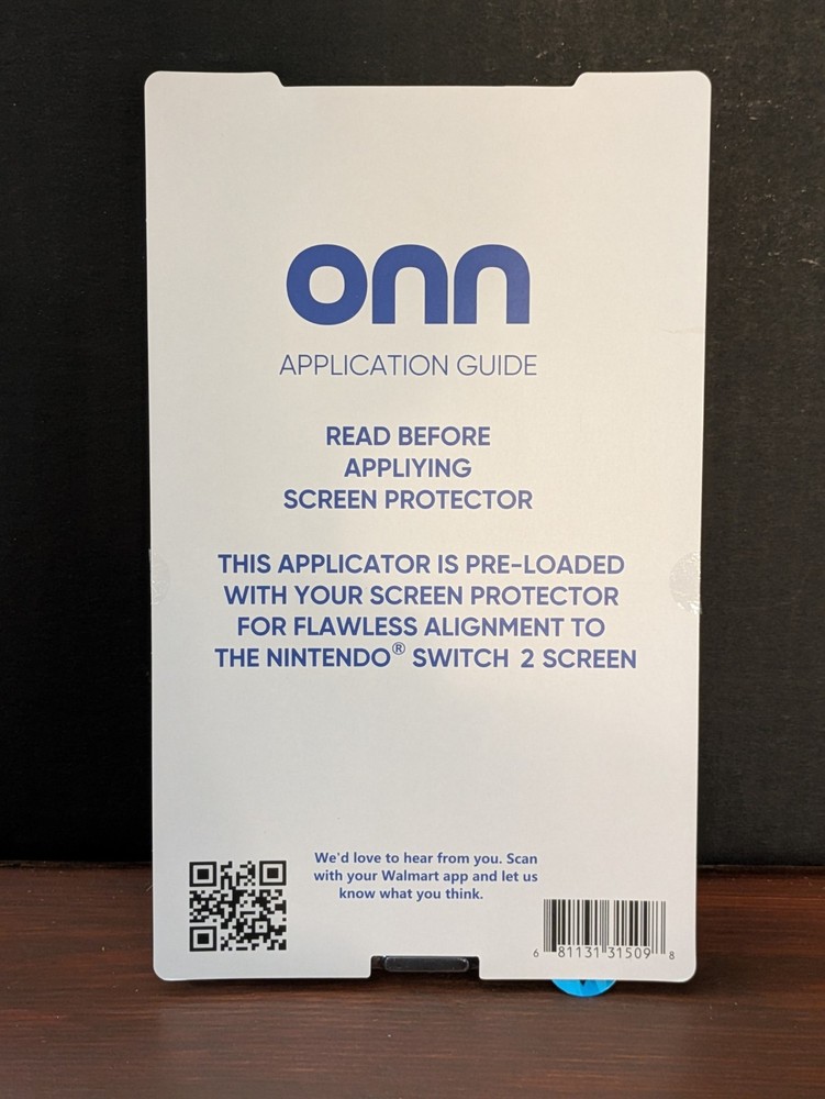onn Glass Screen Protector for NINTENDO SWITCH 2
