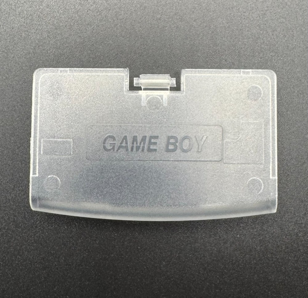 Gameboy Advance Battery Cover - Clear - GBA Back Panel Replacement Part