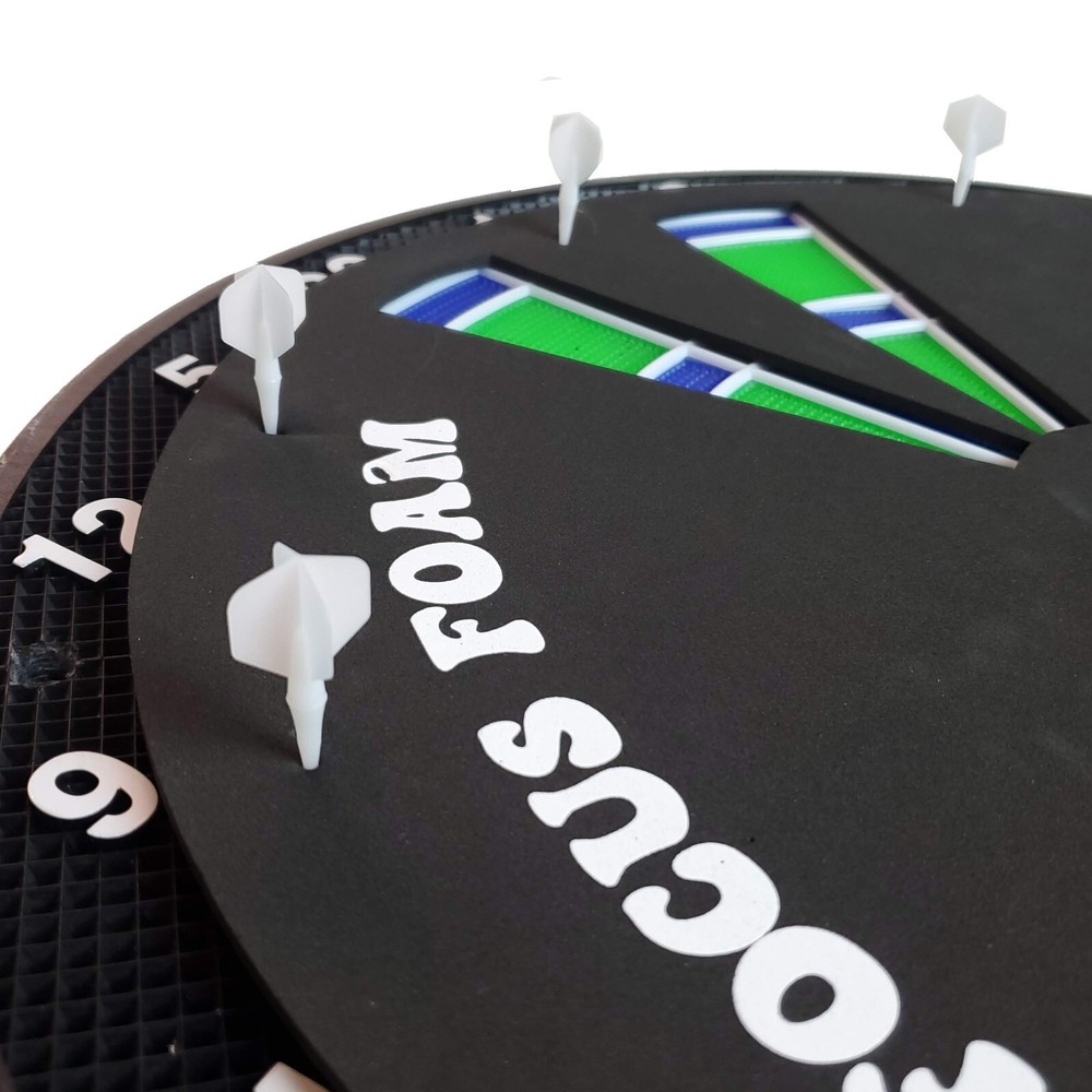 Focus Foam Soft Tip Cricket Electronic Dartboard Training Pad (15.5")