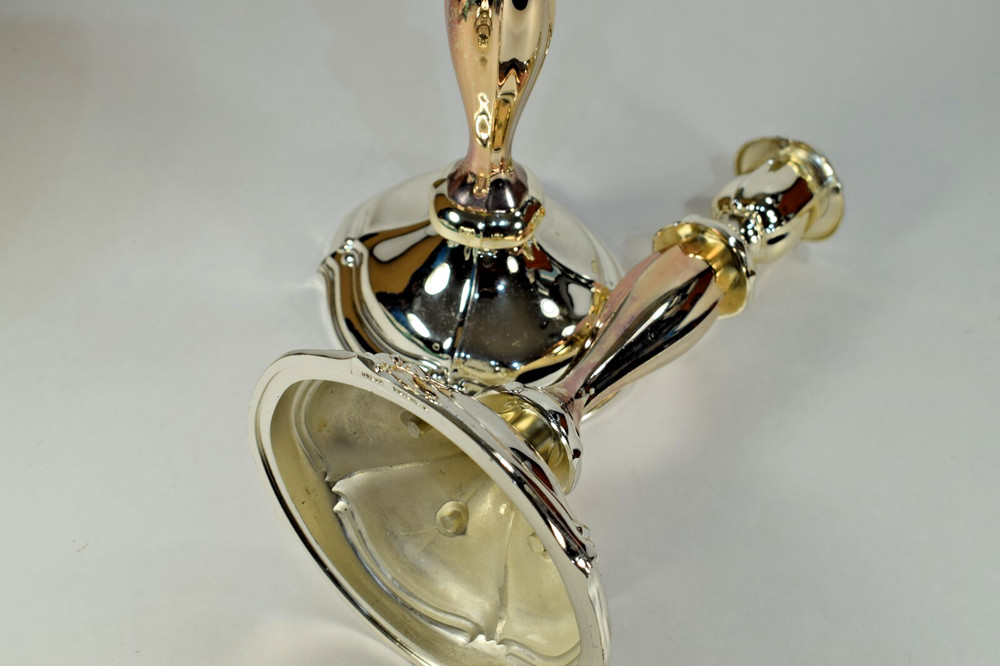 Pair Oneida Japan Silver Plated Candlestick Holders - Vintage