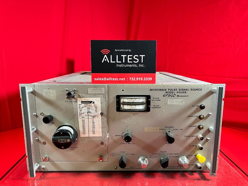 Epsco PG5KB, Microwave Pulse Signal Source, SN 168