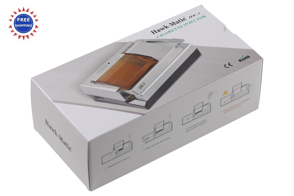 HawkMatic HK2 Electric Cigarette Injector Machine Cigarette Rolling Machine