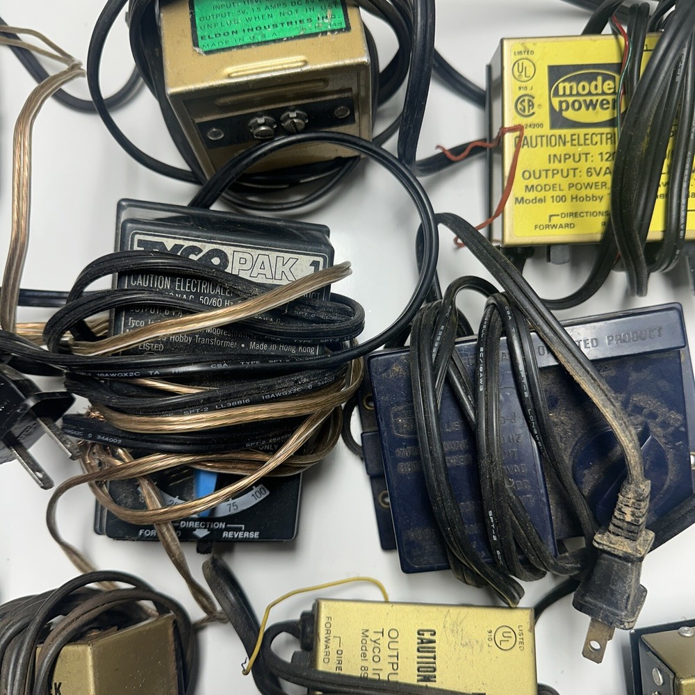 12-Mixed Model Train Transformer Lot. ALL UNTESTED!
