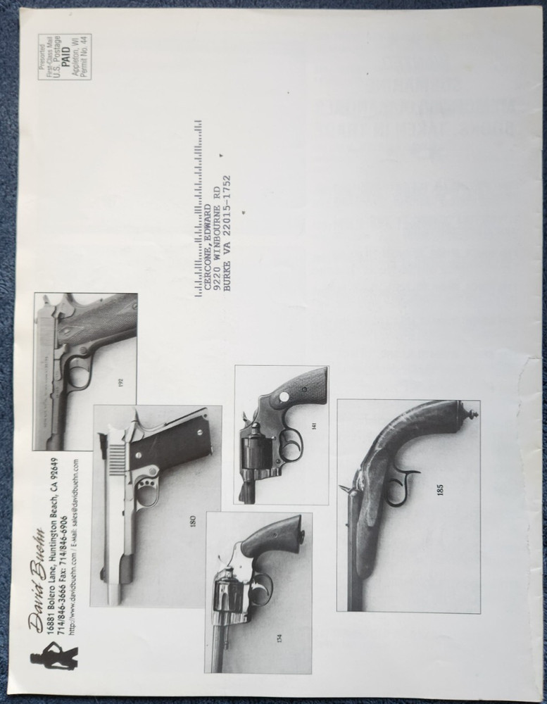 David Buehn Gun Catalog