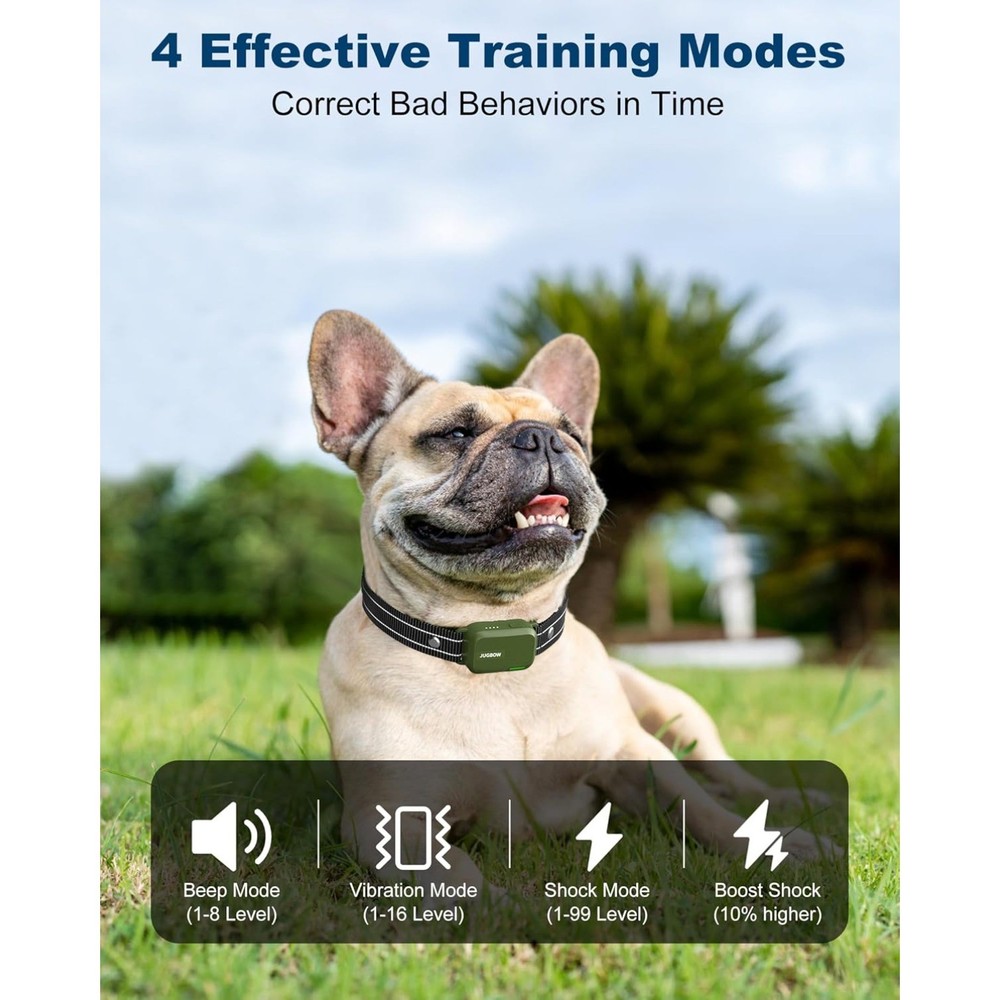 4200FT Dog Training Collar with Remote IPX7 Waterproof with 4 Training Modes