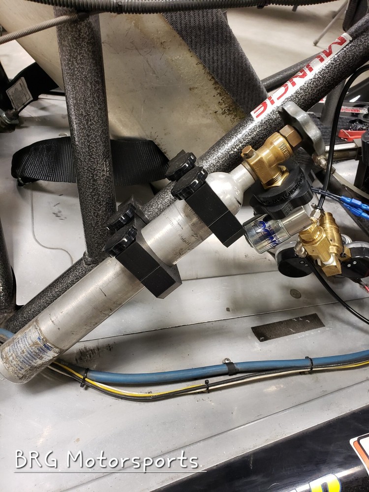 C02 Bottle Mount Clamp Kit 10 oz (2" diameter)