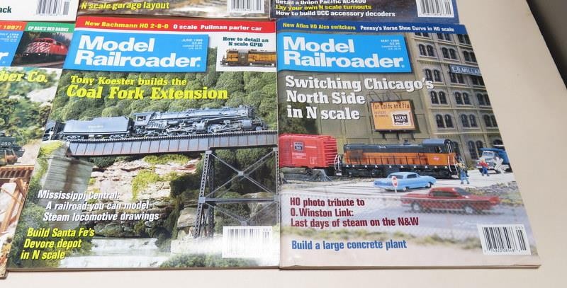 Model Railroader Magazine Complete Year 1998 - 12 Issues