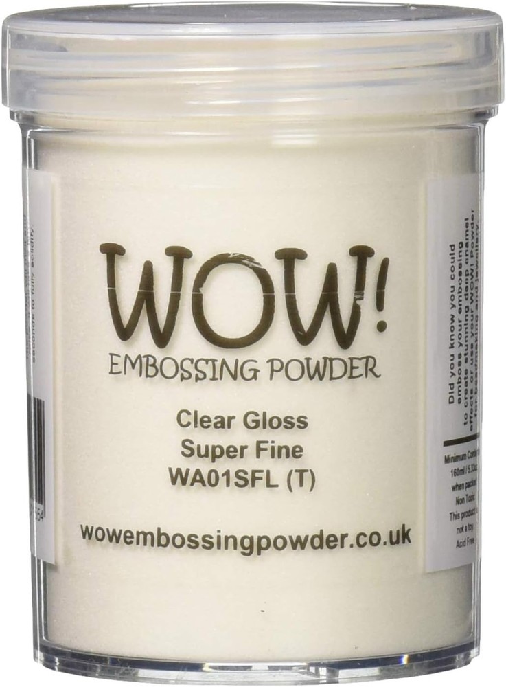 Clear Gloss Embossing Powder - Craft Supply