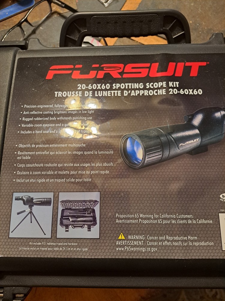 Pursuit 20-60X60 Spotting Scope Kit