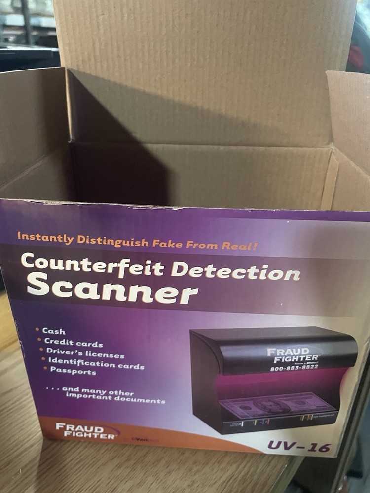 Fraudfighter Counterfeit detection scanner