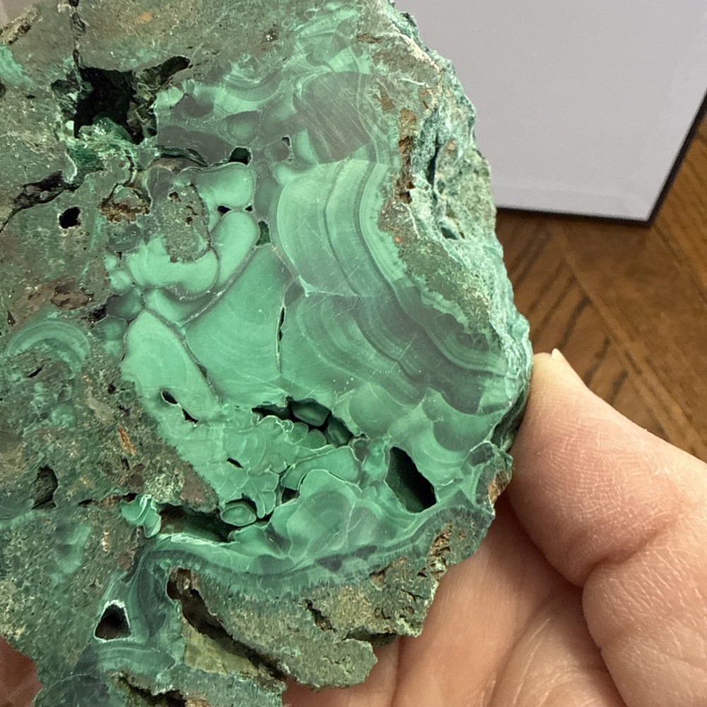 Malachite Druzy Slab