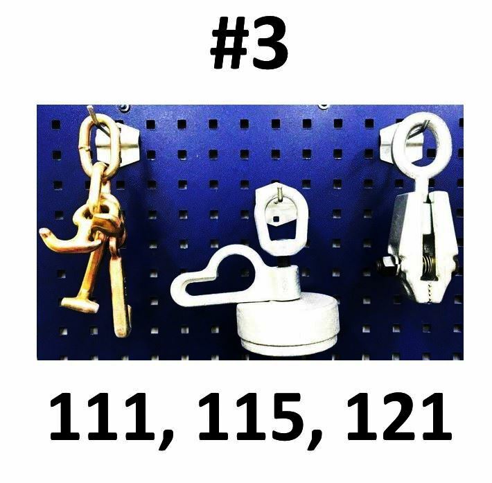 SET#3 MO Clamp Style RJT Strut Puller Jr pulling Clamp Auto Body Frame Machine