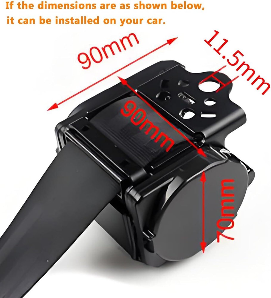 2pcs Retractable 3 Point Adjustable Lap UTV,VR, Buggies, Minivan Club Golf Cart
