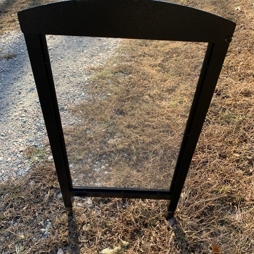 Terraboost Advertising Solution Removable W/ Plastic Glass 22x14 Top Portion