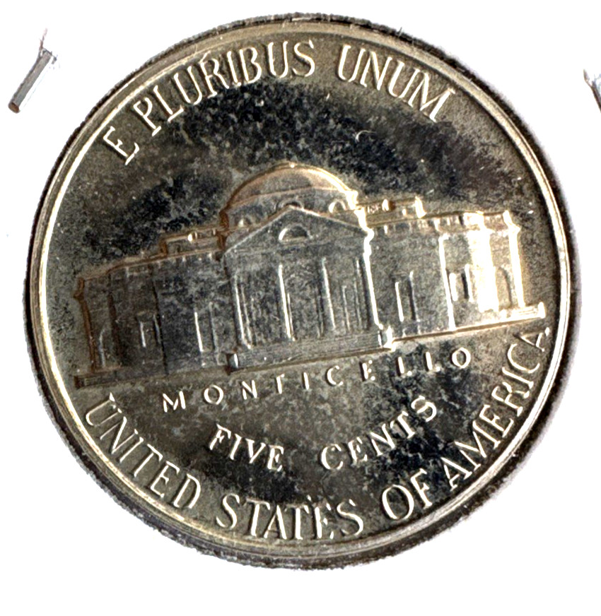 1961 proof jefferson nickel BU
