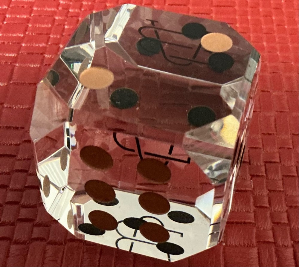 Crystal 1.5" Dice (Not A Set) Only One