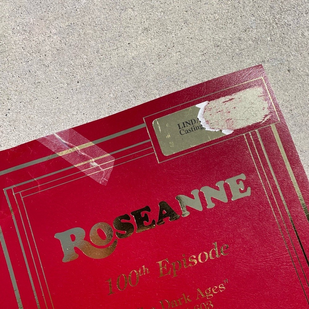 Roseanne 100th Episode Original Production Used Final Draft Script HISTORICAL!!
