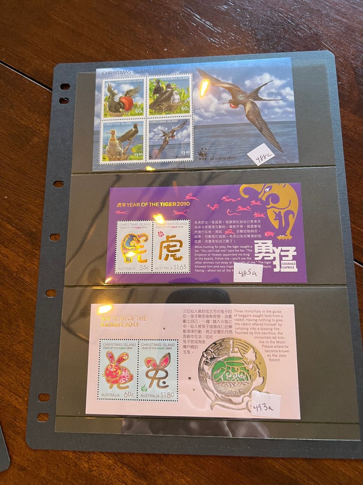 Christmas Island Souvenir Sheets