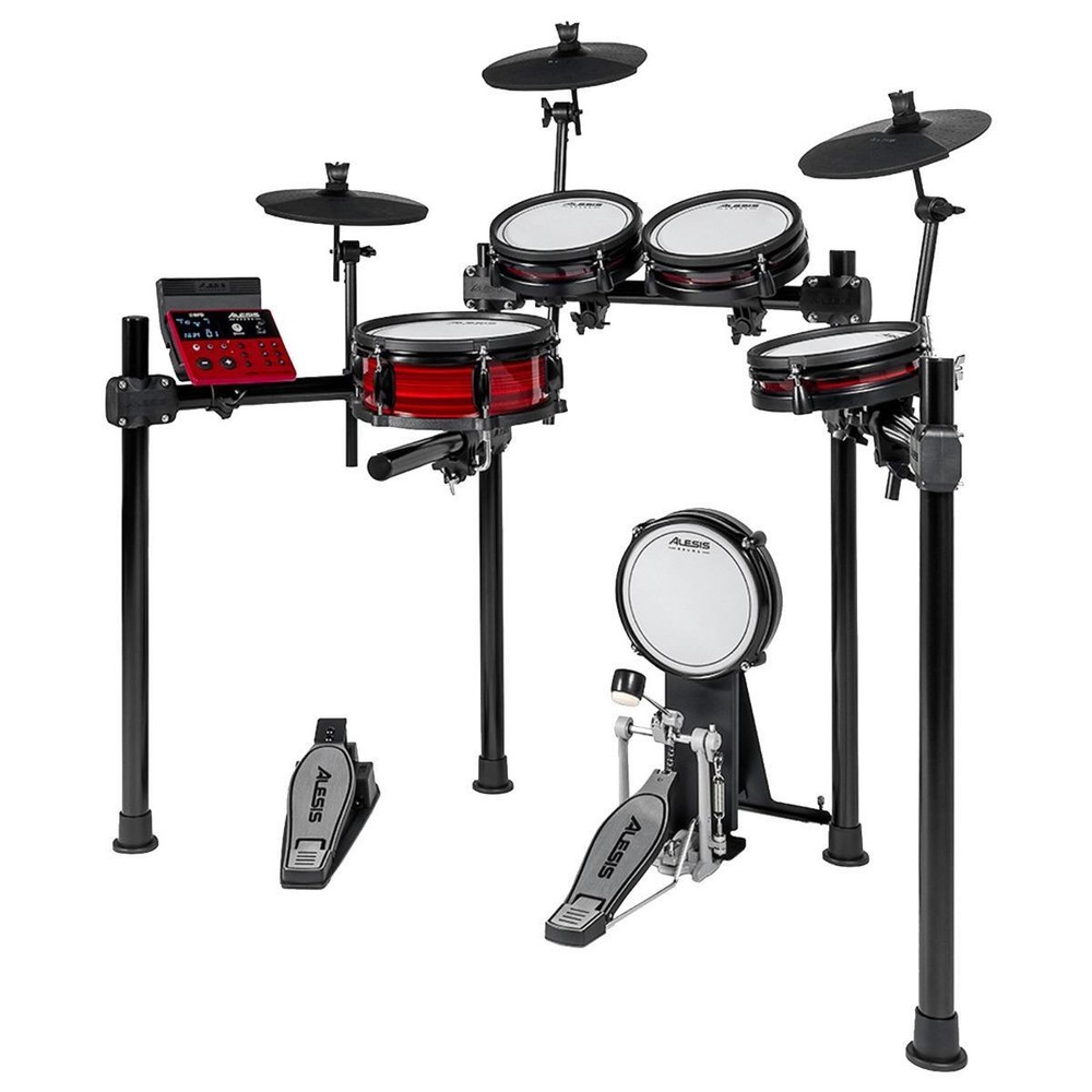 Alesis Nitro Pro Drum Kit 8-Piece Drum Kit with Mesh Heads & Bluetooth