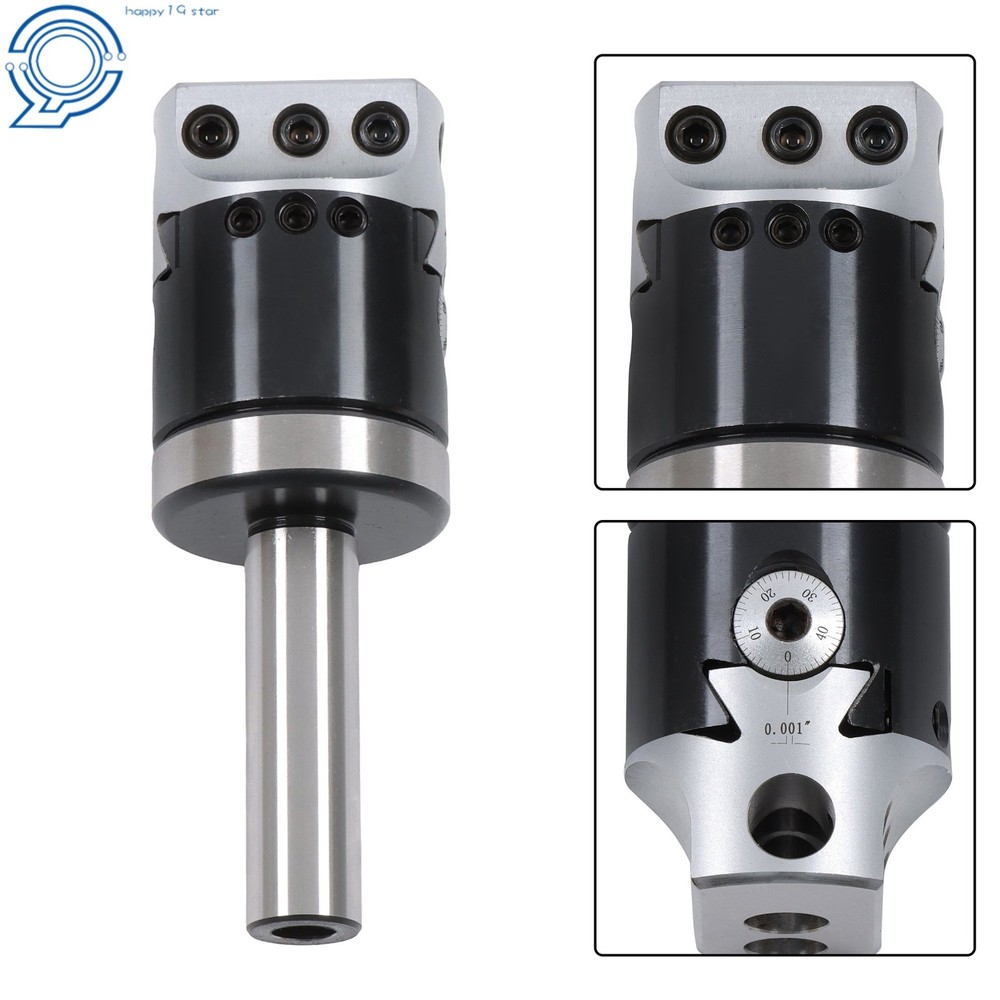 Complete Boring Kit 2" Head 3/4 Shank 9 Pack 1/2" C6 Boring Tool Set