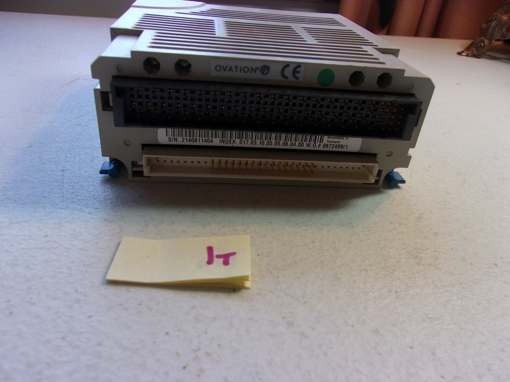 FRESH TAKEOUT OVATION DIGITAL INPUT MODULE 1C31232G03 125VAC/VDC DIFF PLC (D1D3)